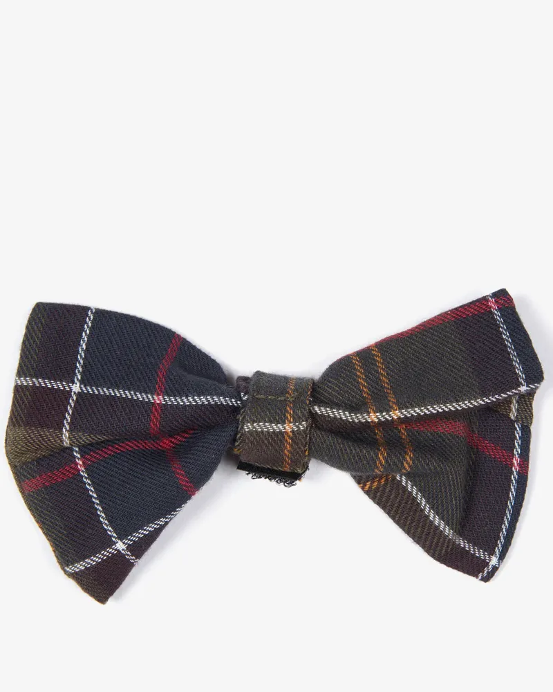 Barbour Dog Bow Tie in Classic Tartan