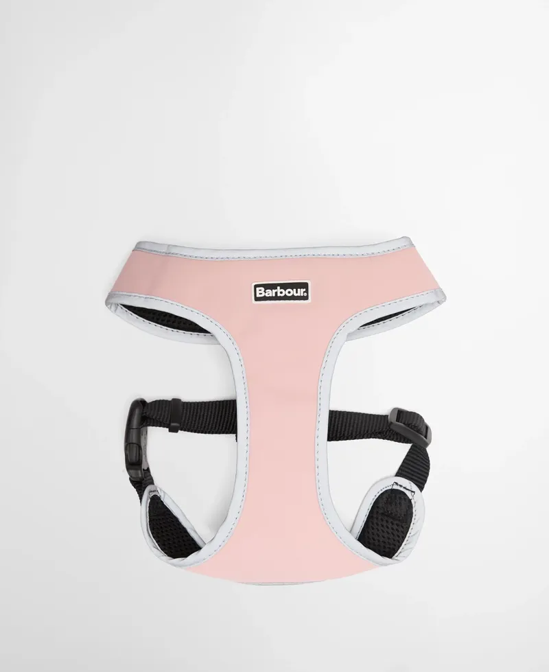 Barbour Evie Dog Harness in Gardenia Pink-5