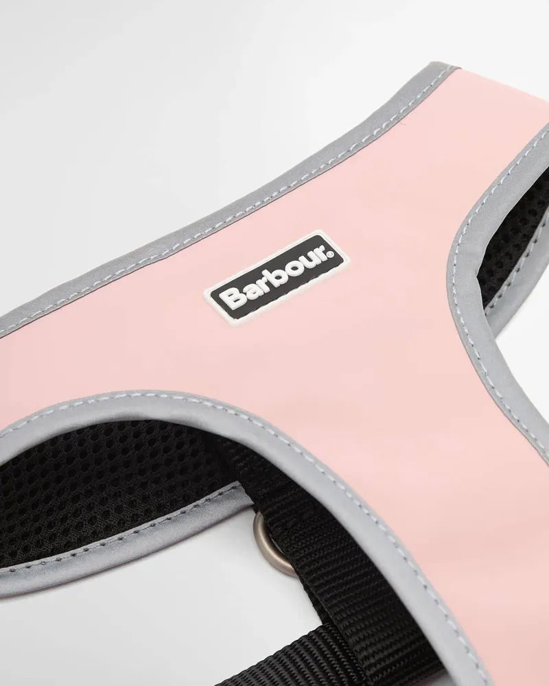 Barbour Evie Dog Harness in Gardenia Pink-3