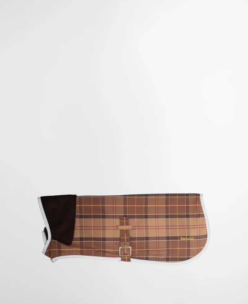 Barbour Waterproof Dog Coat in Muted Tartan-1