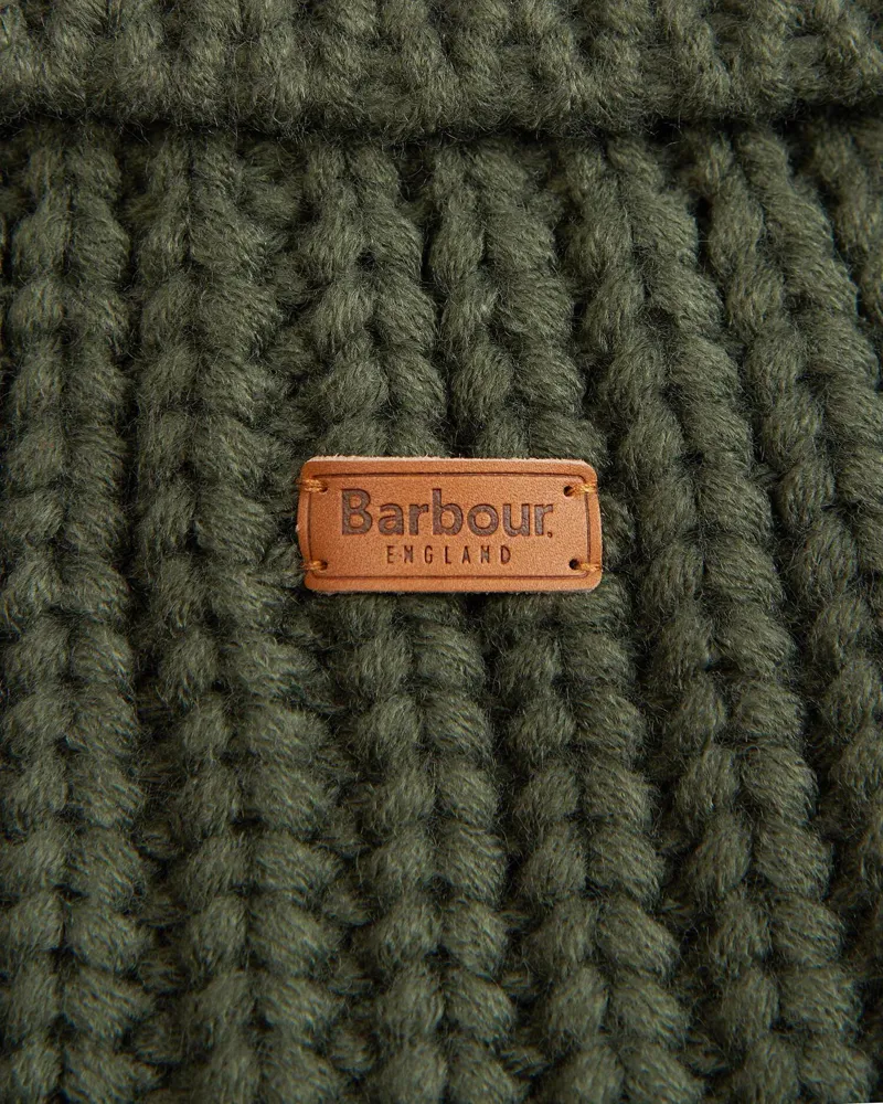 Barbour Saltburn Dog Jumper Olive-6