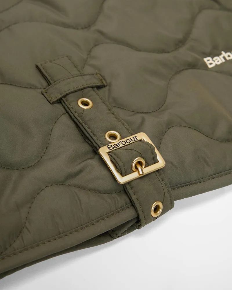 Barbour Beith Quilted Dog Coat Olive-3
