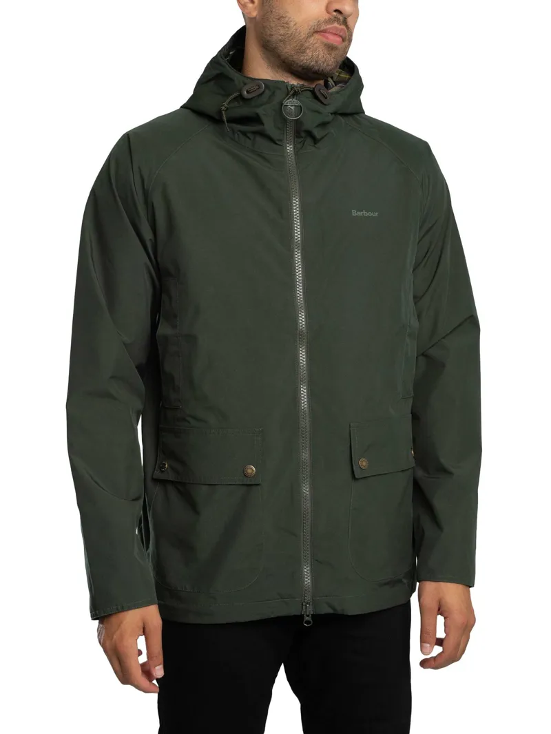 Barbour Men's Domus Waterproof Jacket Sage-1