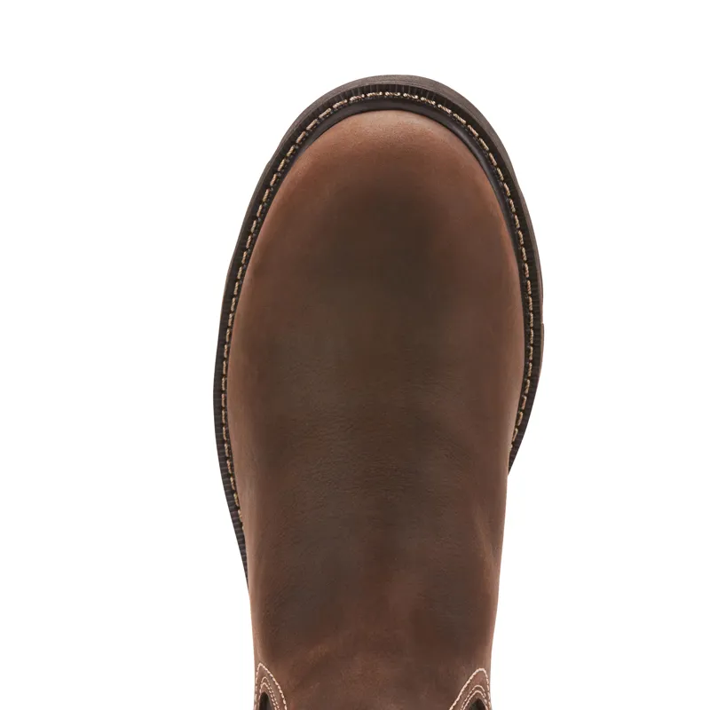 Ariat Mens Groundbreaker Waterproof Steel Toe Work Boot Dark Brown-3