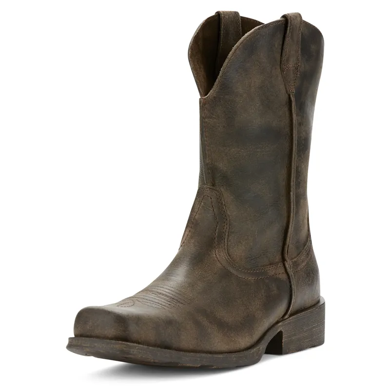 Ariat Mens Midtown Rambler Western Boot in Antiqued Grey