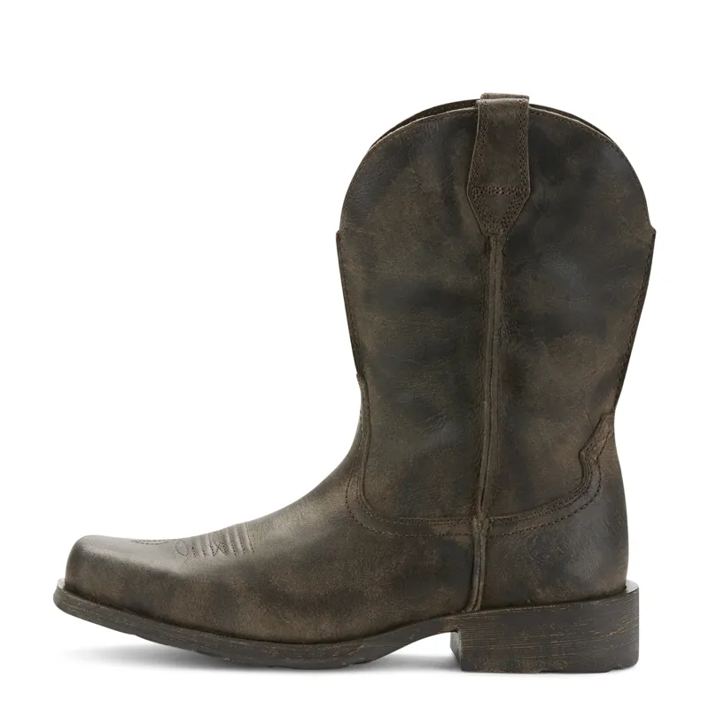 Ariat Mens Midtown Rambler Western Boot in Antiqued Grey-2