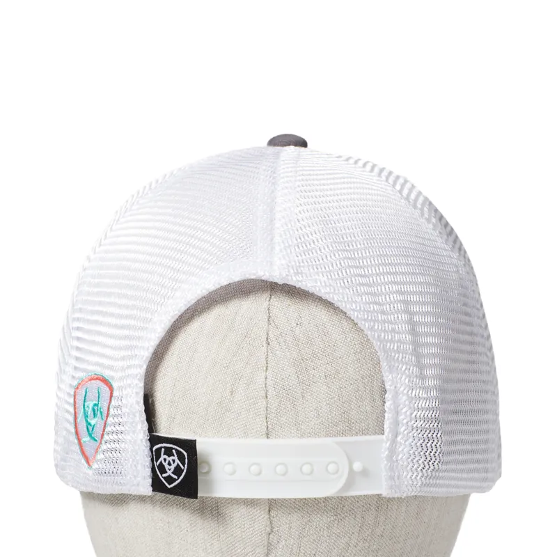 Ariat Aztec Logo Snapback Cap Grey-1