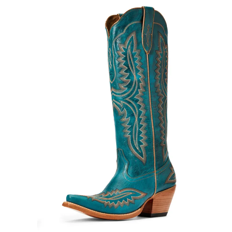 Ariat Womens Casanova X-Toe Western Boot in Turquoise-1