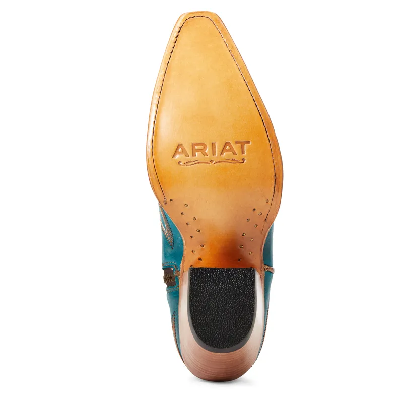 Ariat Womens Casanova X-Toe Western Boot in Turquoise-4