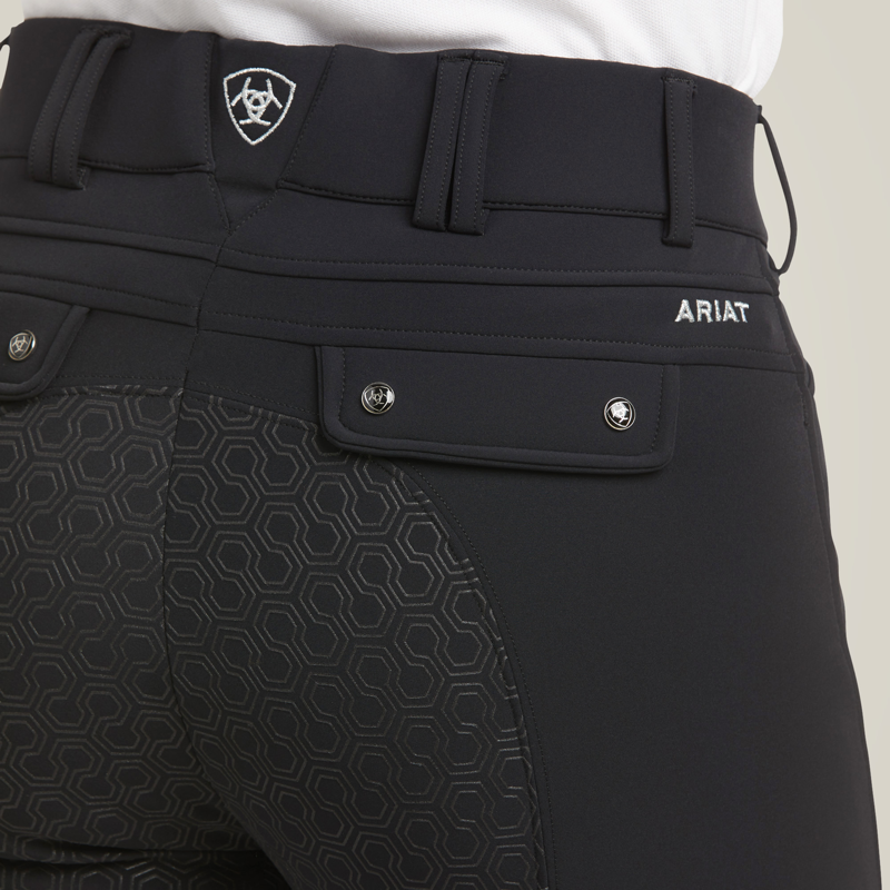 Ariat Tri Factor Frost Full Seat Insulated Breech in Black-2