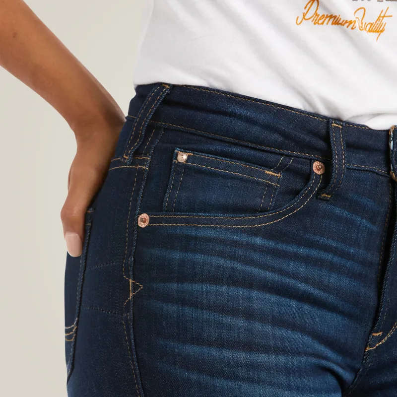 Ariat Womens Real High Rise Ballary Boot Cut Jean Pennsylvania-3