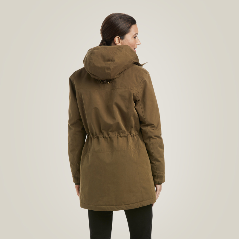 Ariat Womens Argentium Parka in Earth Brown-1