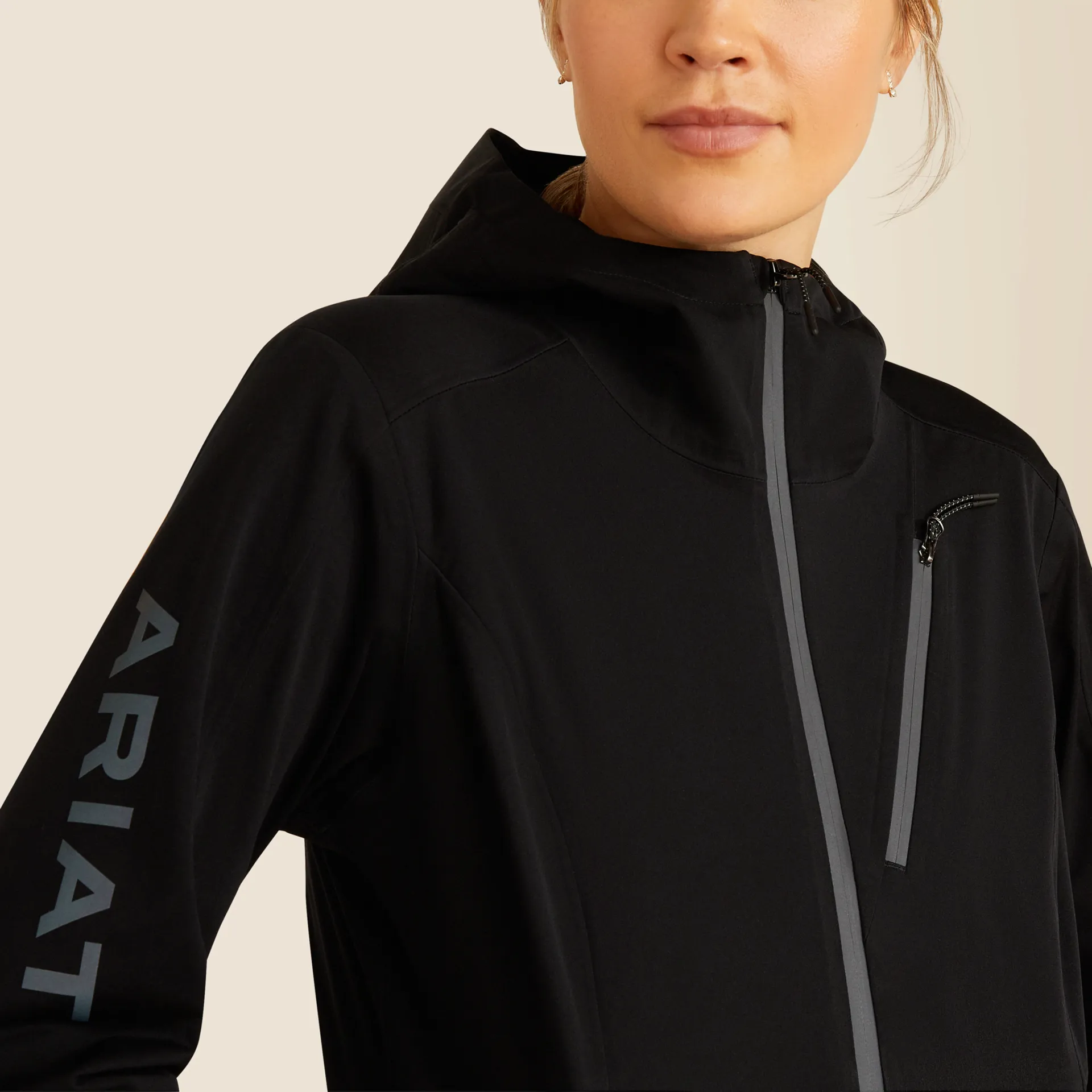 Ariat Venture Waterproof Jacket Womens In Black