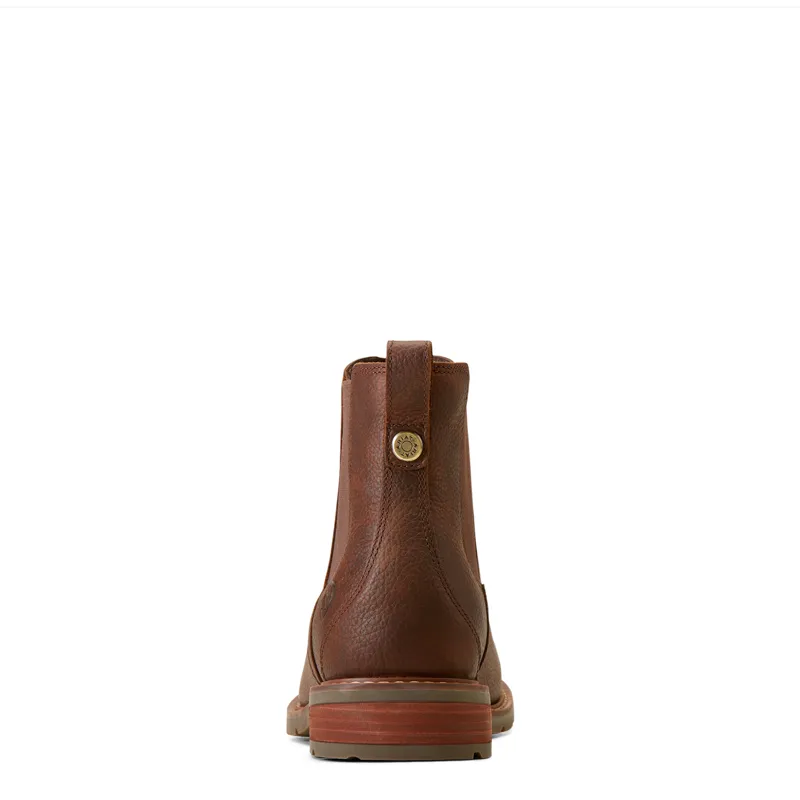 Ariat Mens Wexford Waterproof Chelsea Boot Dark Brown-4