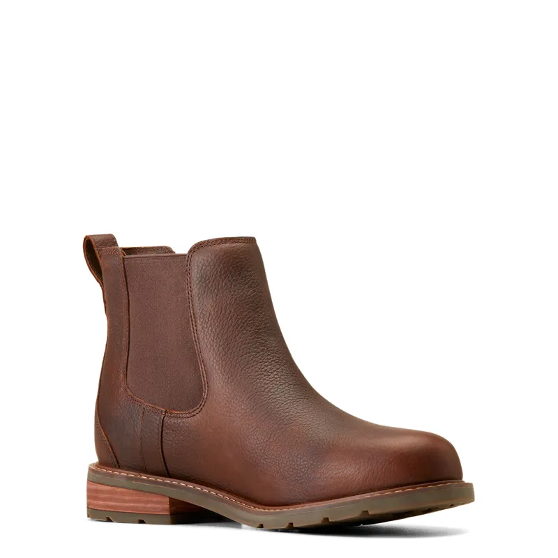 Ariat Mens Wexford Waterproof Chelsea Boot Dark Brown-5