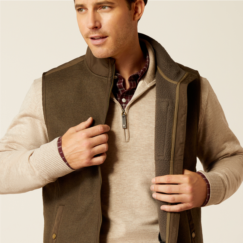 Ariat Mens Millbrae Gilet Earth-2