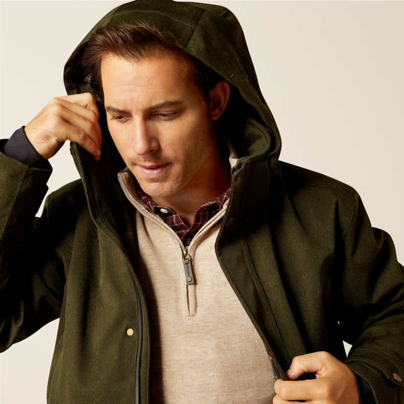 Ariat Mens Rhodium Waterproof Insulated Parka Rosin-2