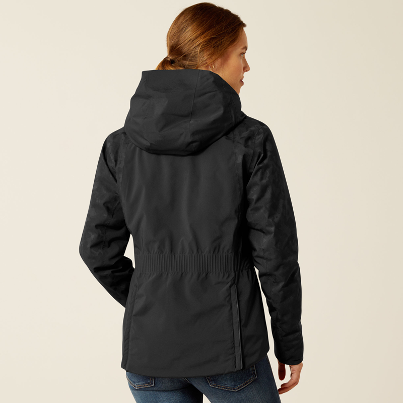 Ariat Womens Valor 2.0 Waterproof Jacket Black Camo-5