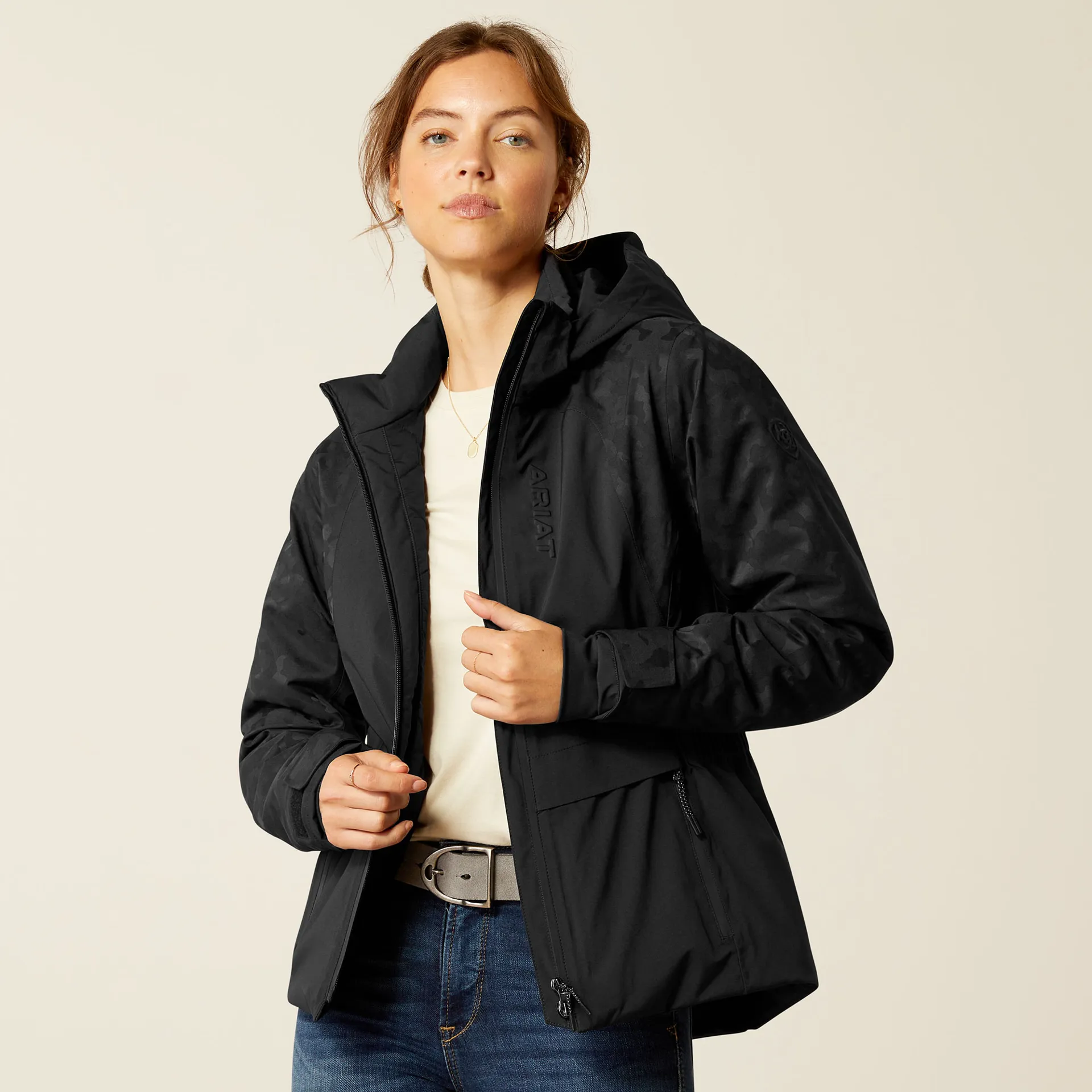 Camo waterproof jacket womens shop