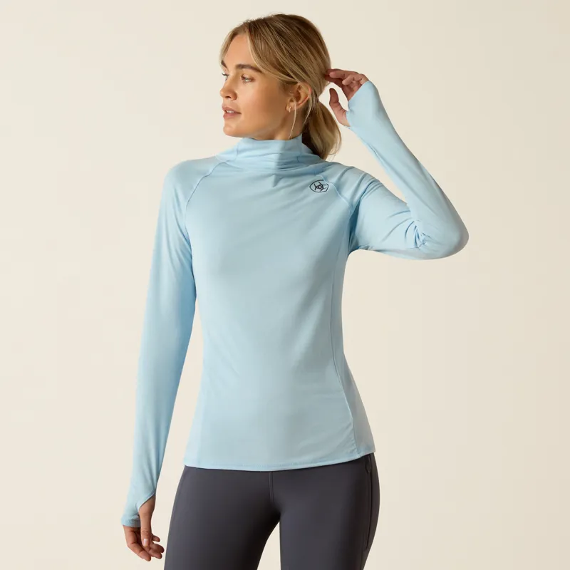 Ariat Womens Venture Baselayer Cerulean