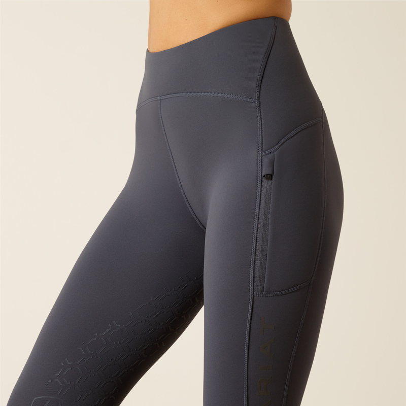 Ariat Venture Thermal Half Grip Tights In Ombre Blue-2