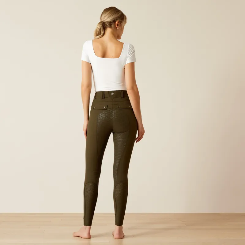 Ariat Womens Tri Factor Frost Insulated Full Seat Breech Relic