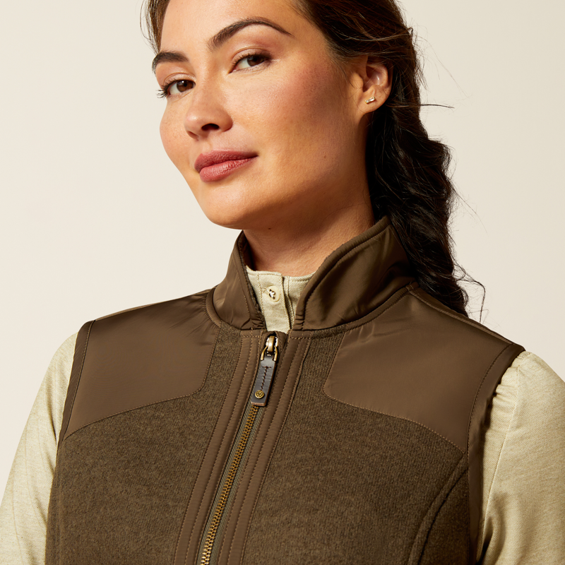 Ariat Womens Millbrae Gilet Earth-3