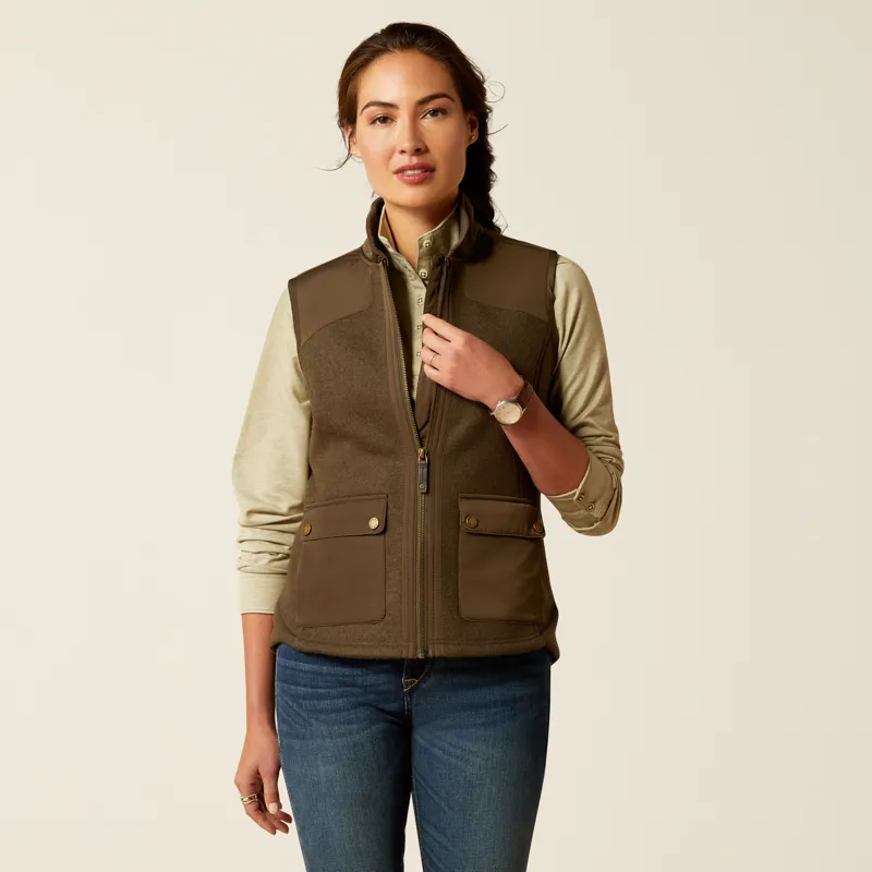 Ariat Womens Millbrae Gilet Earth