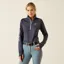 Ariat Womens Tek Team 1/2 Zip Sweatshirt Ombre Blue Heather