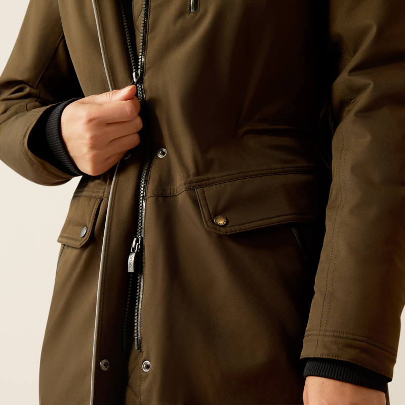 Ariat Womens Tempest Waterproof Insulated Parka Relic-3