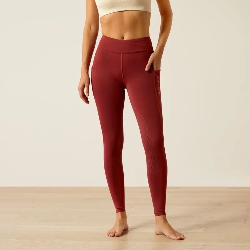 Ariat Womens Avail 2.0 Half Grip Tight Burnt Russet