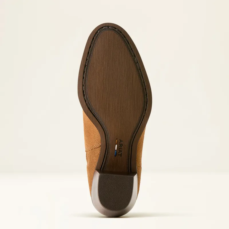 Ariat Womens Addison Boots Western Style Carmel Suede-4