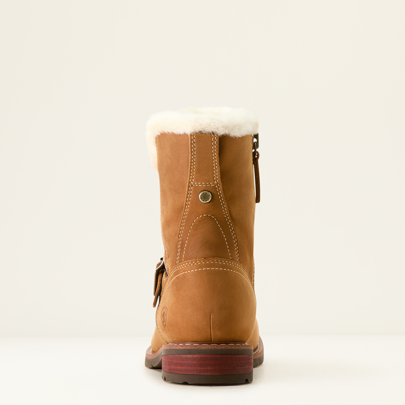Ariat Womens Savannah Sherpa Waterproof Boot Caramel Tan-2