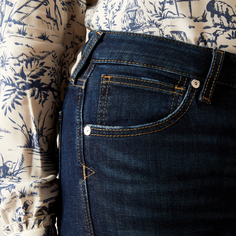 Ariat Womens High Rise Bridle Skinny Jeans Puerto Rico-2