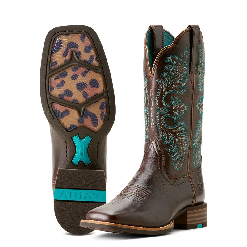 Ariat Womens Gillette Western Boot in Arizona Brown