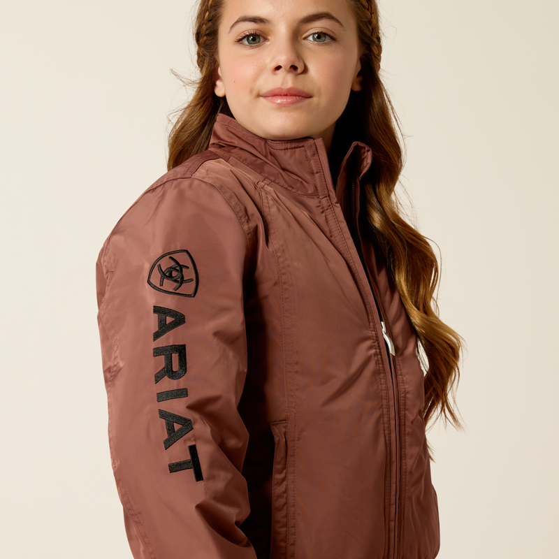 Ariat Youth Insulated Stable Jacket Marron-2