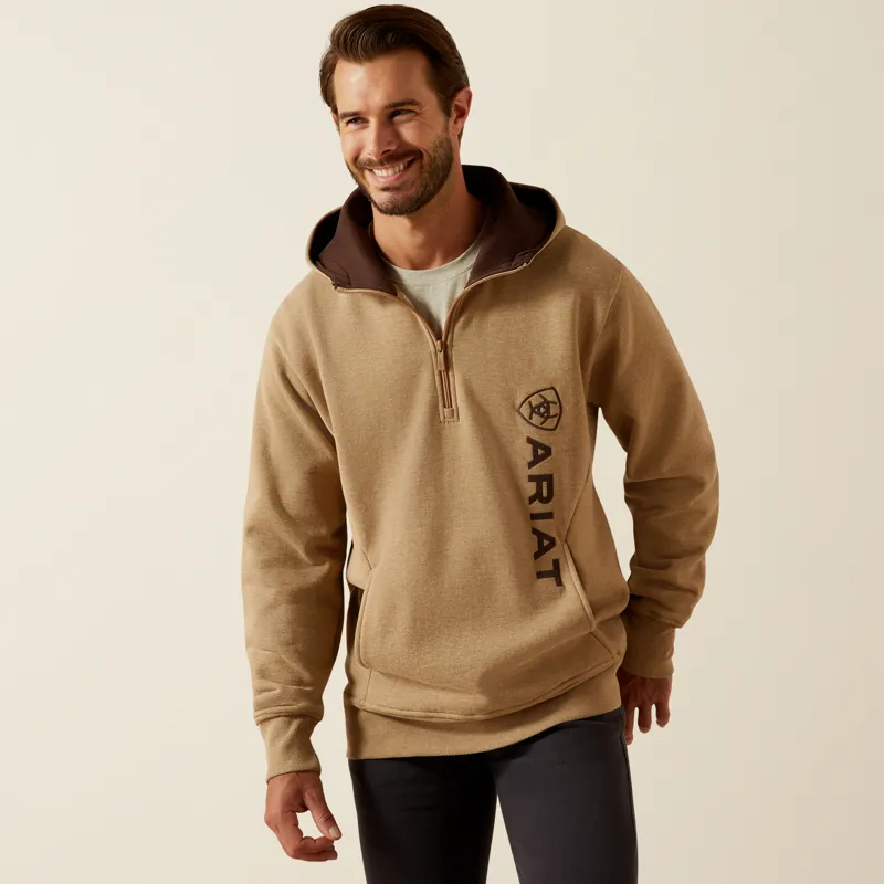 Ariat Mens Rabere 2.0 Hoodie Tigers Eye Heather