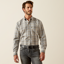 Ariat Mens Simmental Shirt Grey Plaid