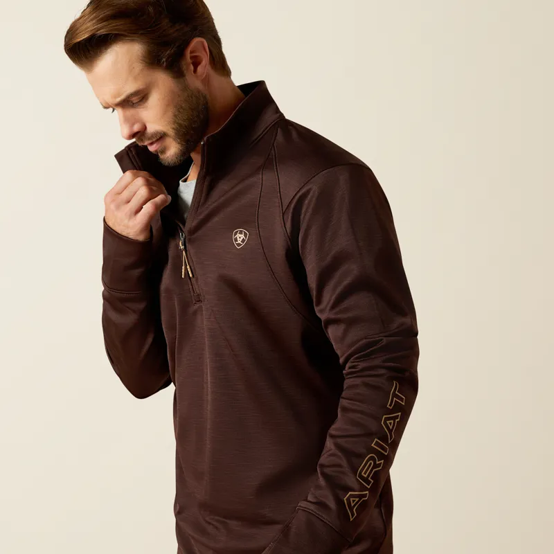 Ariat Mens Team EQ 1/2 Zip Pullover Java-3