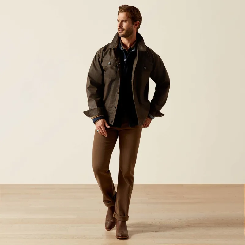 Ariat Mens Drayham Jacket Brown-4