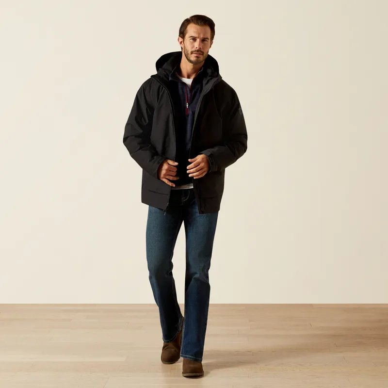 Ariat Mens Outer Banks Waterproof Jacket Black-4