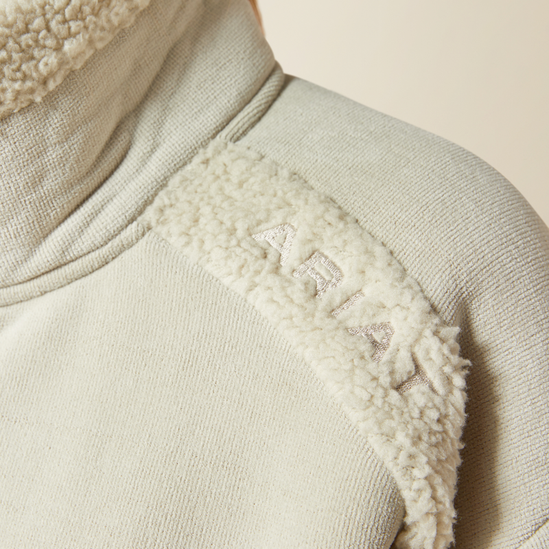 Ariat Womens Lafayette Full Zip Fleece Pelican-3