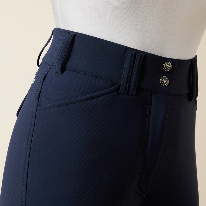 Ariat Womens Tri Factor Frost 2.0 Full Seat Breeches Navy-5