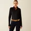  Ariat Lucent 1/4 Zip Long-Sleeved Baselayer in Black