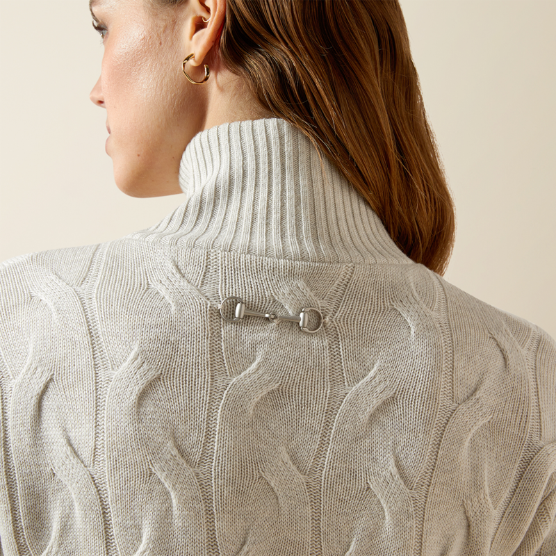 Ariat Womens Alamere Sweater Moonstruck Heather-2