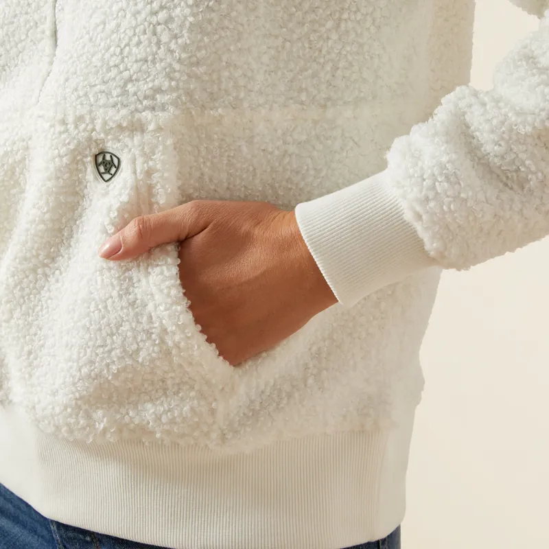 Ariat Womens Orinda Hoodie Star White-2