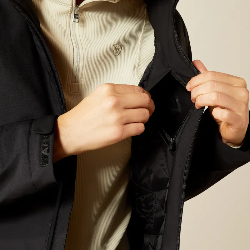 Ariat Womens Outer Banks Waterproof Jacket Black-4