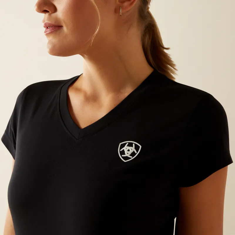 Ariat Womens BV Logo T-Shirt Black-1