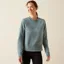 Ariat Womens Martine Sweatshirt in Steel Sage