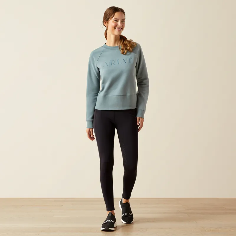 Ariat Womens Martine Sweatshirt in Steel Sage-1